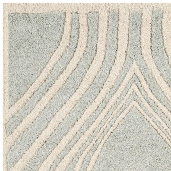 2' x 3' Grey Safavieh Chatham Collection CHT758E Handmade Geometric Premium Wool Accent Rug Ivory 2' x 3' Grey Safavieh Chatham Collection CHT758E Handmade Geometric Premium Wool Accent Rug Ivory