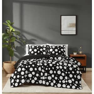 Sophia 3-Piece Multi Dot Polyester Full/Queen Quilt Set