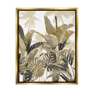 Gold Tropical Leaf Decorations (21 piece)