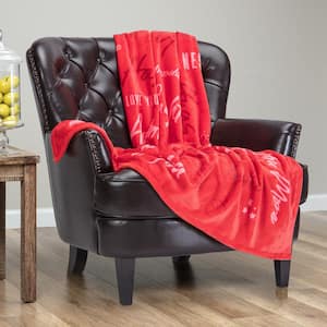 Love You Red Gift Polyester Throw Blanket, 50 x 65 in.