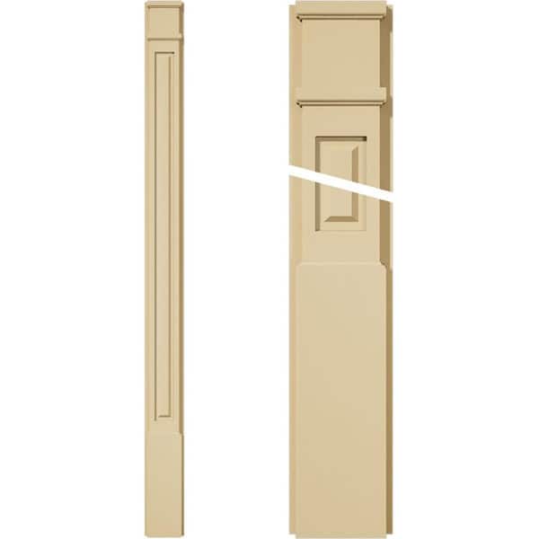 Ekena Millwork 2 in. D x 6 in. W x 82 in. L Primed Polyurethane Pilaster 1- Pack