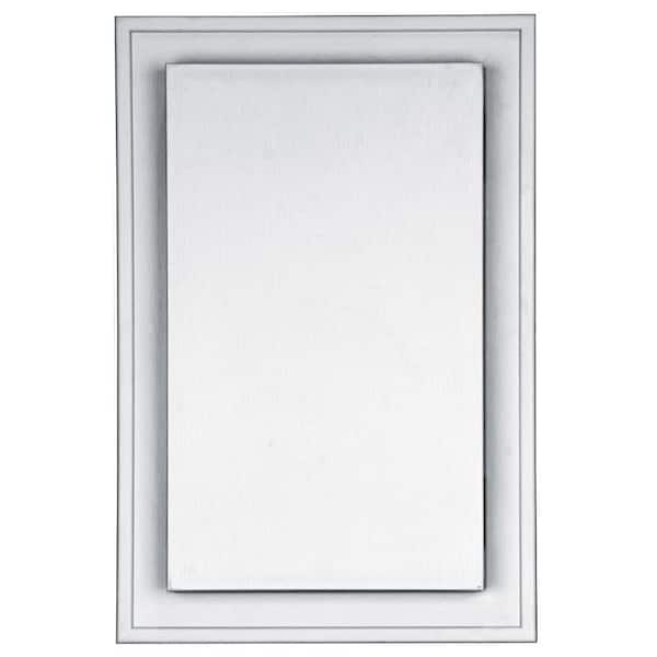 Mid America 8 in. x 12 in. #001 White Jumbo Square Mounting Block