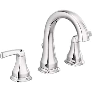 Portwood 8 in. Widespread 2-Handle Bathroom Faucet in Chrome