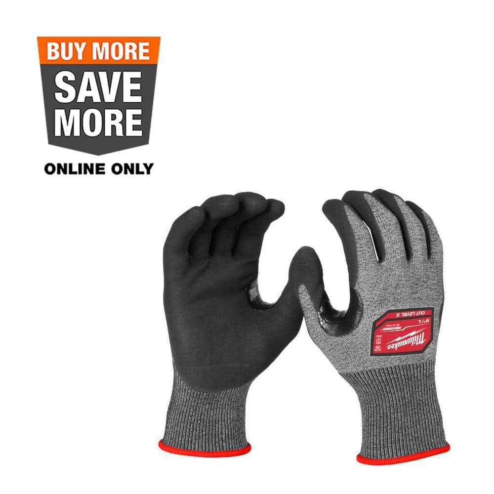 X-Large High Dexterity Cut 5 Resistant Nitrile Dipped Outdoor and Work Gloves price history on PriceWatchPro