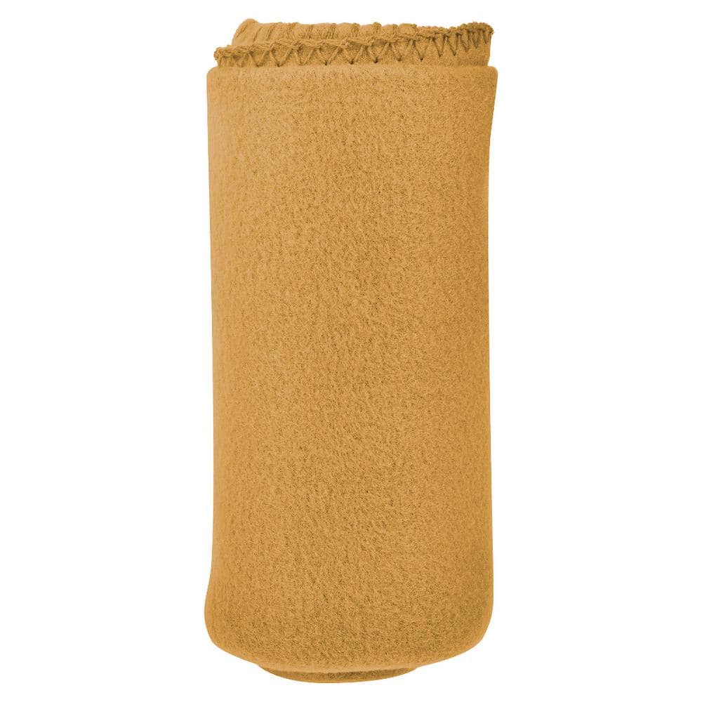 UPC 852038000183 product image for 50 in. x 60 in. Tan Super Soft Fleece Throw Blanket | upcitemdb.com