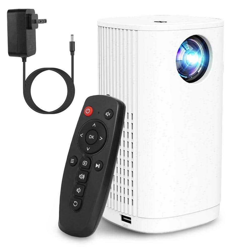 1980 x 1080 Full HD Portable Mini Wifi Projector with 2800-Lumens, Remote Controlled Phone Projector for Outdoor/Indoor -  Etokfoks, MLSA11-3LT028