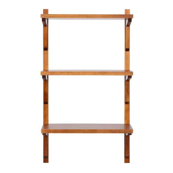Kate and Laurel Meridien 18 in. W x 8 in. D Brown Wood Decorative