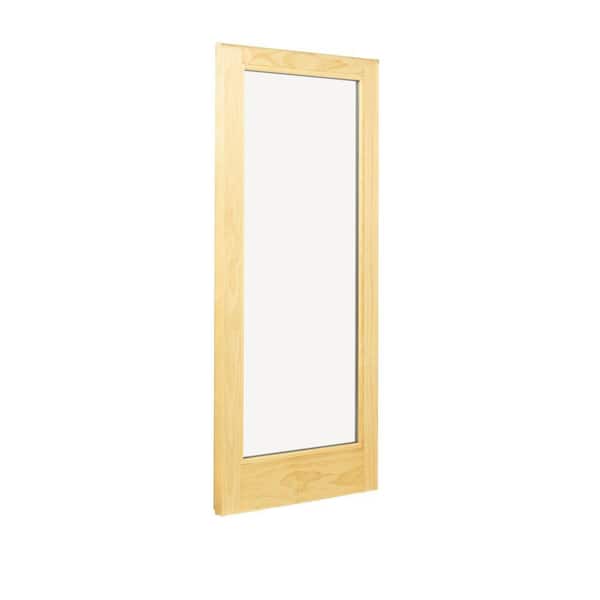 Andersen 71-1/4 in. x 79-1/2 in. 400 Series White Universal Frenchwood Gliding Patio Door with Pine Interior, Fixed Panel
