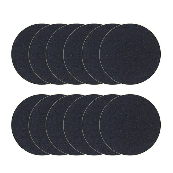 6.7in. Round Charcoal Compost Bin Replacement Filters (Set of 12) Activated Carbon Odor Absorbing for Kitchen Countertop