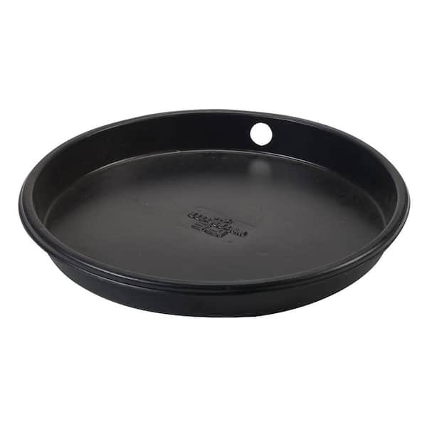 22 in. Plastic Water Heater Pans with PVC Drain Connection (Case of 20)