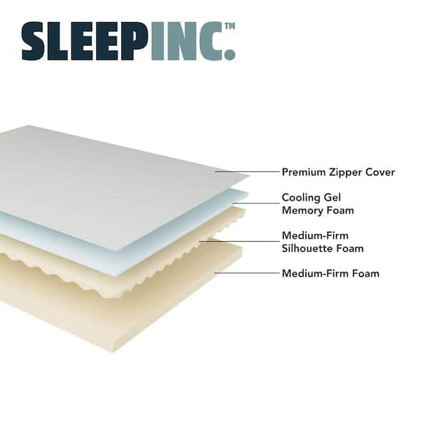 Sleep Solutions Twin Firm Foam 6 in. Mattress
