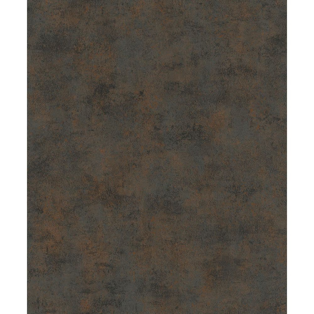 Textures Collection Black/Gold Plain Metallic Finish Vinyl on Non-Woven Non