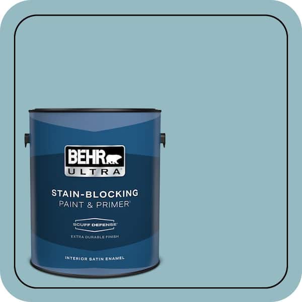 BEHR ULTRA 1 gal. #T18-13 Casual Day Extra Durable Satin Enamel Interior Paint & Primer