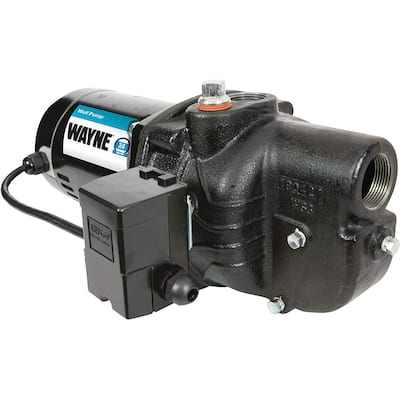 Upgraded 3/4 HP Cast Iron Shallow Well Jet Pump