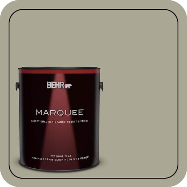BEHR MARQUEE 1 gal. #N350-4 Jungle Camouflage Flat Exterior Paint & Primer
