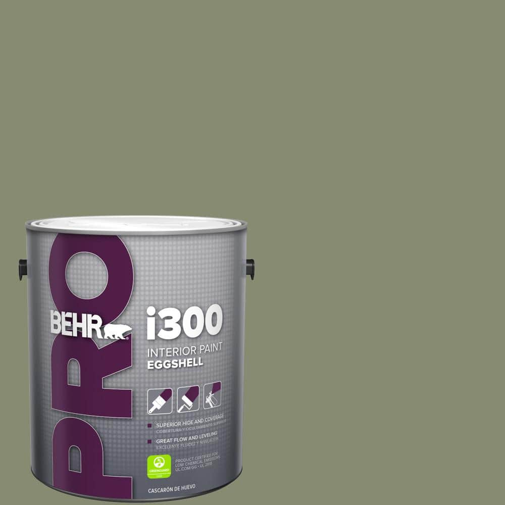 BEHR PRO 1 gal. #PPU10-17 Aloe Thorn Eggshell Interior Paint PR33301 - The  Home Depot