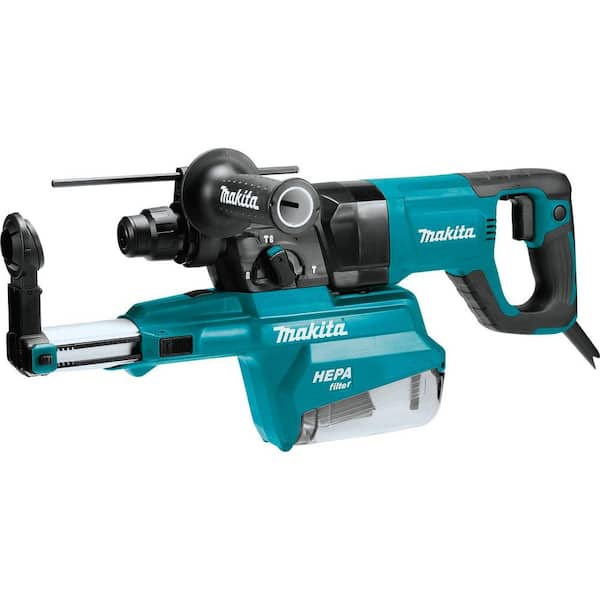 Makita 1 in. AVT Rotary Hammer Accepts SDS-PLUS Bits with HEPA Dust Extractor 3-Mode Variable Speed Case (D-Handle)