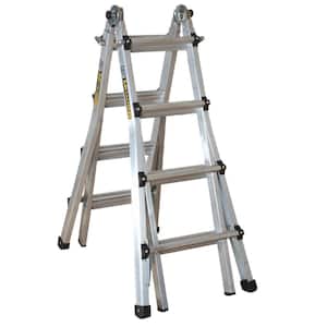 Little Giant Ladders Multi M17 18-ft Reach Type 1a- 300-lb Load Capacity  Telescoping Multi-Position Ladder in the Multi-Position Ladders department  at