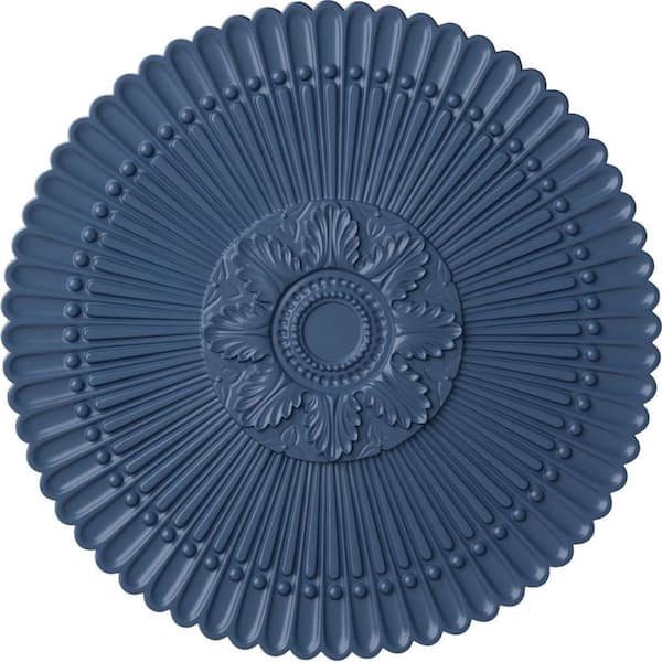 Ekena Millwork 30" x 1-1/4" Nexus Urethane Ceiling Medallion (Fits Canopies up to 2-3/4"), Hand-Painted Americana