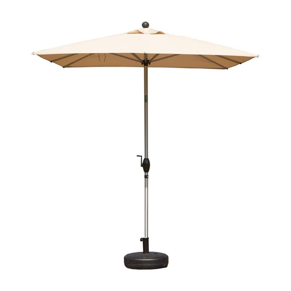 6.5 x 10 ft. Aluminum Market Patio Umbrella in Beige with Crank Lift and Tilt Function price history on PriceWatchPro