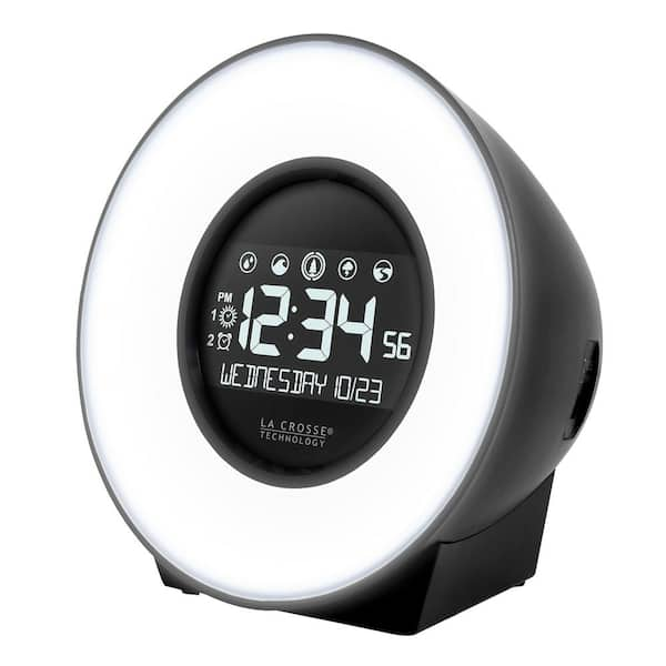 La Crosse Technology, Soluna S Sunrise and Mood Light Alarm Clock with USB  port W74146-INT - The Home Depot