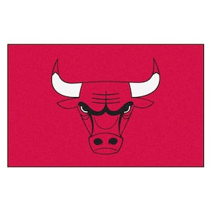 NBA Chicago Bulls Maroon 5 ft. x 8 ft. Indoor Area Rug
