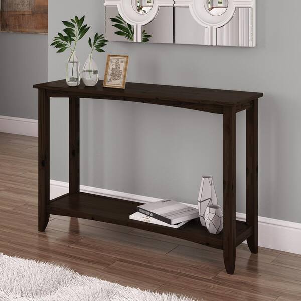 CorLiving Cambridge Espresso 2-Tiered Console Table