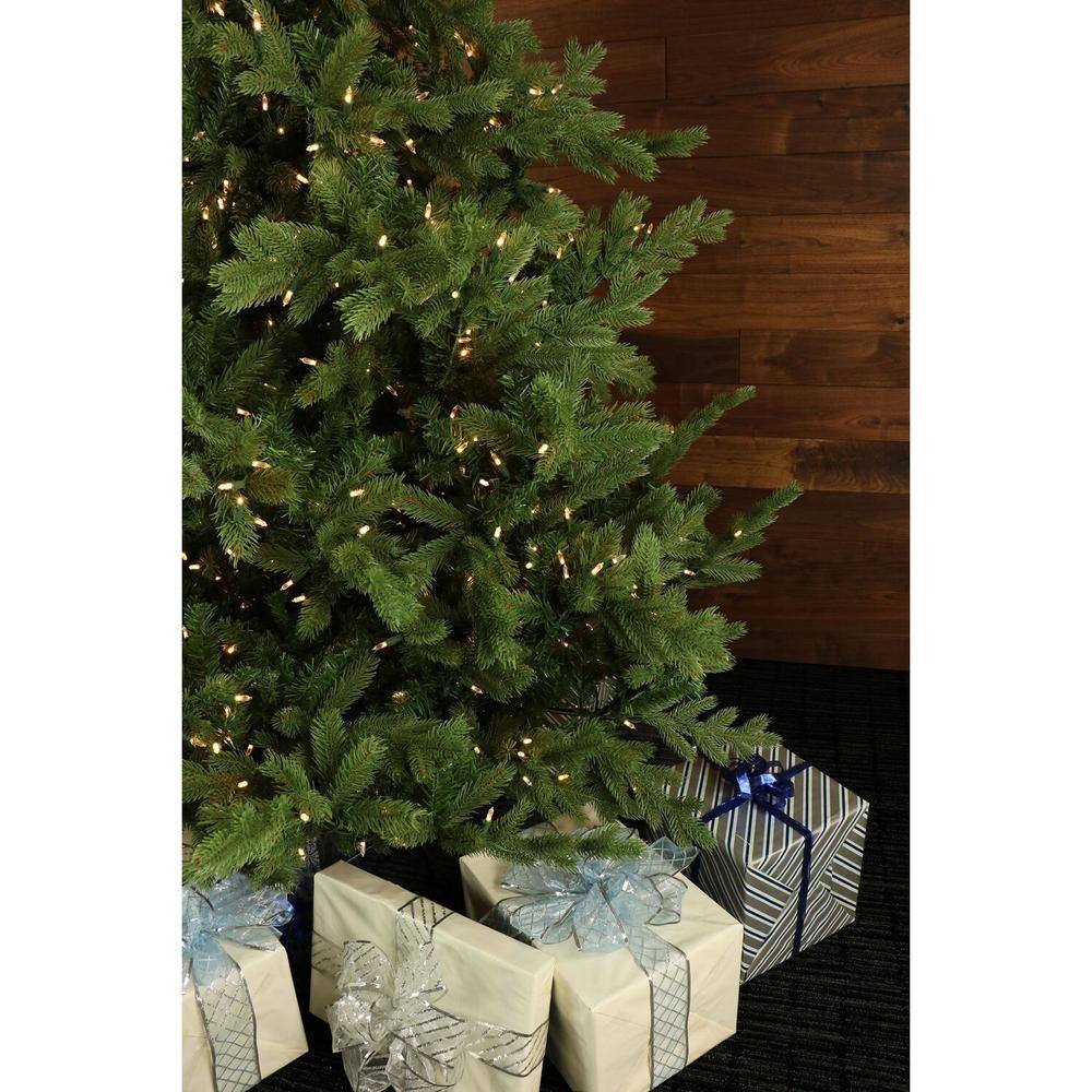 7.5-Foot Virginia Fir Artificial Christmas Tree with Clear Smart Lights