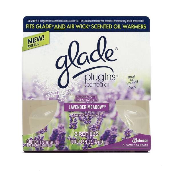 Glade PlugIns 1.42 oz. Lavender Meadow Scented Oil Refills (2Pack