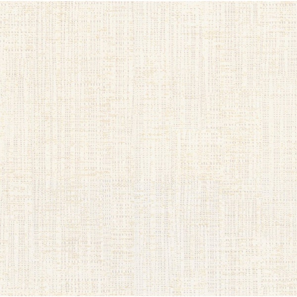White Rattan Ivory Weave Wallpaper