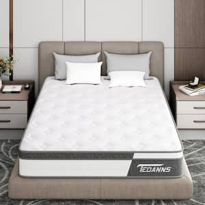 King Medium Memory Foam Hybrid Mattress 10 in. Bed-in-a-Box Mattress