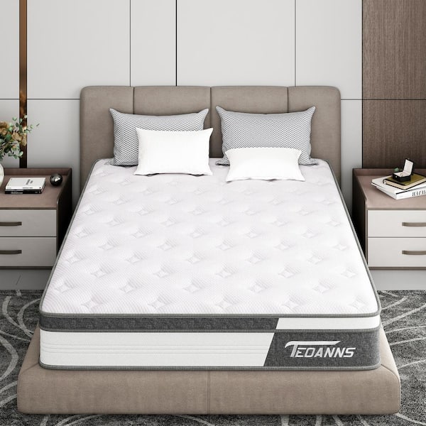 Crystli King Medium Memory Foam Hybrid Mattress 10 in. Bed-in-a-Box Mattress