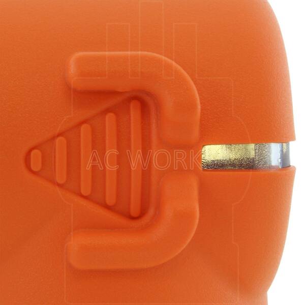 Plastic Headed Diaper Pins - 4 Pack - Orange