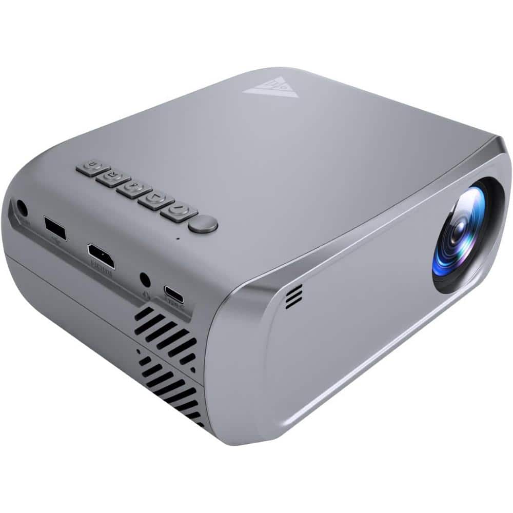 1920 x 1080 Full HD Wireless Mini Portable Projector with 2800 Lumens and B