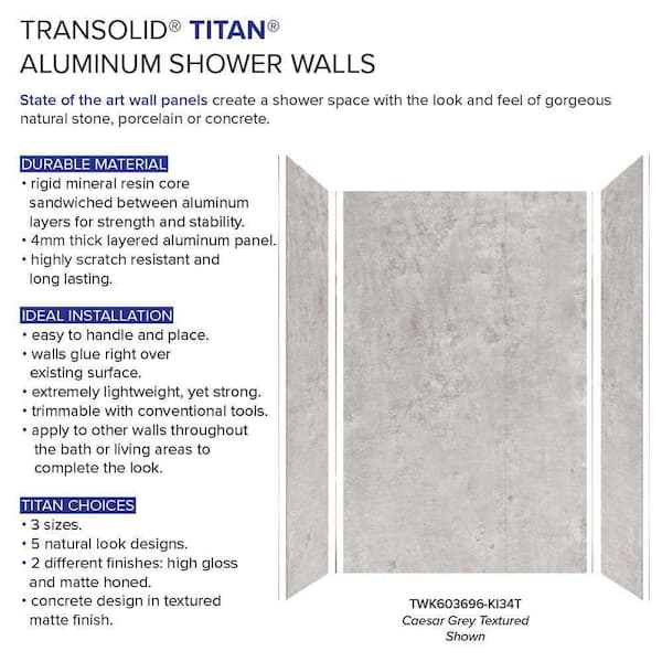 Transolid Titan 60 in. W x 96 in. H x 36 in. D 4-Piece Glue-Up