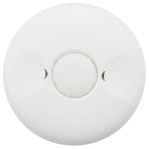 IOS Series 5 A Single Pole Ceiling Mount Line Voltage Occupancy Sensor with 360-Degree Coverage Pattern, White