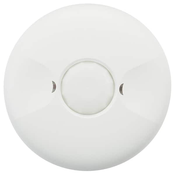 Intermatic IOS Series 5 A Single Pole Ceiling Mount Line Voltage Occupancy Sensor with 360-Degree Coverage Pattern, White