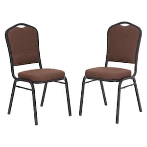 9300-Series Chocolatier Deluxe Fabric Upholstered Stack Chair (2-Pack)