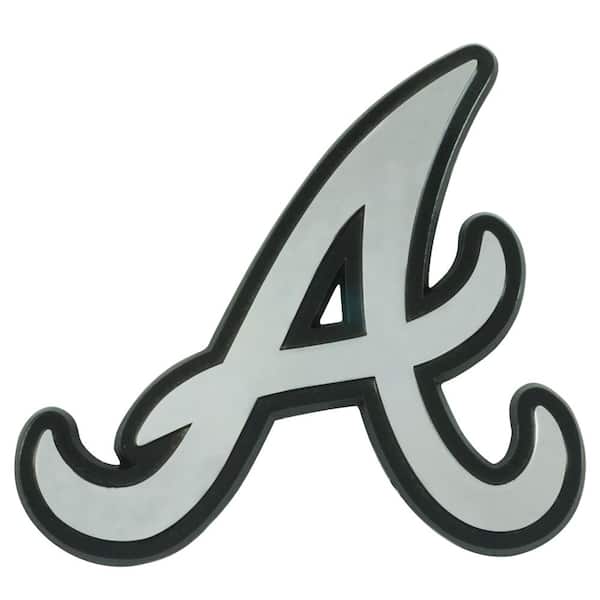 FANMATS MLB - Atlanta Braves 3D Auto Chromed Metal Emblem 26508 - The Home  Depot