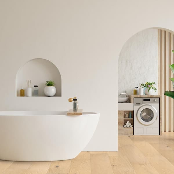 XL Lyon Valley White Oak 1/2 in. T x 7.48 in. W Tongue and Groove Engineered Hardwood Flooring (35.34 sq.ft./case)