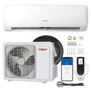 12,000 BTU Mini-Split Air Conditioner, Wifi Enabled Inverter Heating System - 20 SEER2 115V, 1 Ton