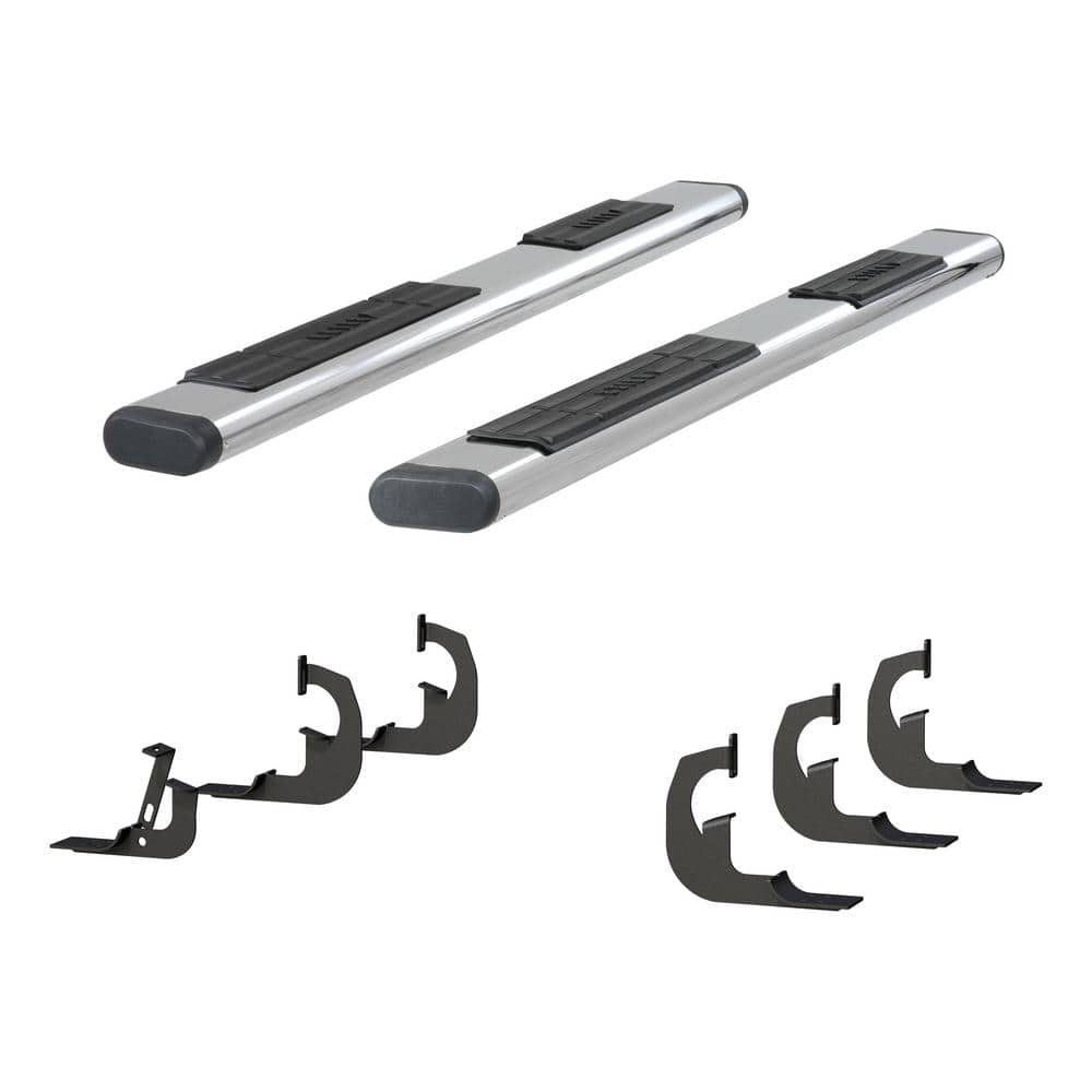 Aries 6 x 91Inch Oval Polished Stainless Steel Nerf Bars, Select
