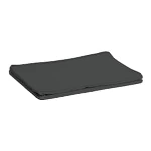 ProFoam 19 in. x 24 in. Outdoor Plush Deep Seat Back Cover, Slate Grey