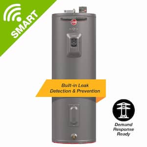 Gladiator 50 Gal. Tall 12-Year 4500W Electric Tank Water Heater with Leak Detection, Auto Shutoff - WA, OR Version