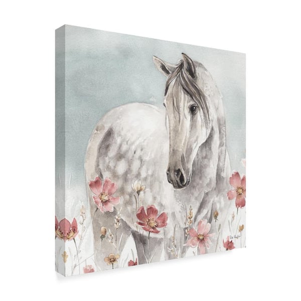 Paint by Number Horse I - 2 Piece Picture Frame Print on Canvas (Set of 2) Foundry Select Frame Color: White, Size: 31.5 H x 88 W x 1.5 D