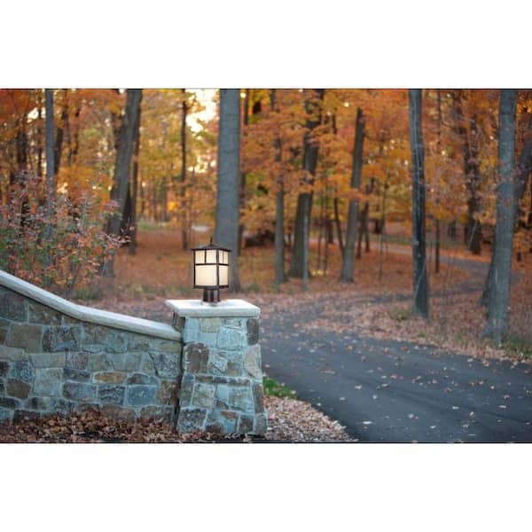 Coldwater 1-Light Burnished Outdoor Pole/Post Mount