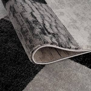 Montage Collection Modern Abstract Runner Area Rug (2x20 feet) Abstract - 2'3" x 20', Grey