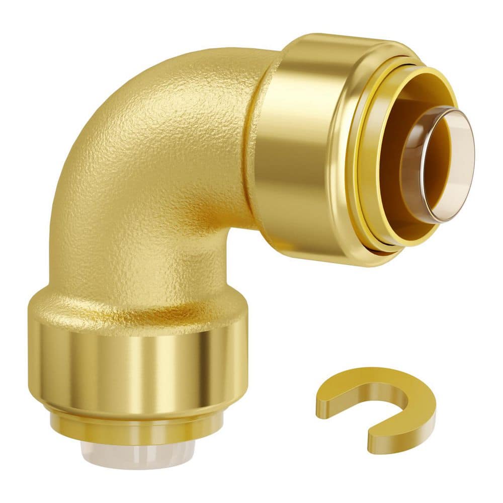 Pipe Fittings, 1/2 in. 12 PCS Brass Pipe Fittings, Elbow Push-Fit Pipe Connector Brass Air Fittings price history on PriceWatchPro