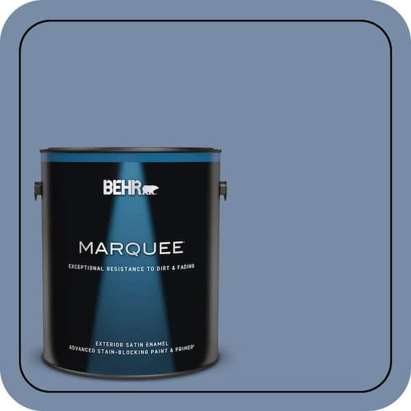BEHR MARQUEE 1 gal. #590F-5 Magic Spell Satin Enamel Exterior Paint & Primer