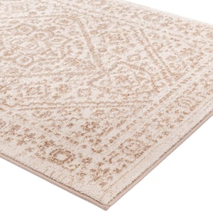 Mystic Medallion Ivory 3 ft. x 4 ft. Traditional Area Rug